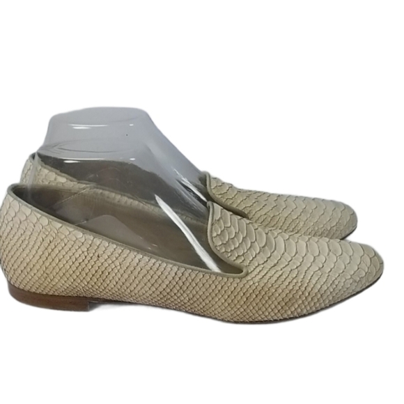 M Gemi Reptile Leather Petalo Loafers - Picture 1 of 12